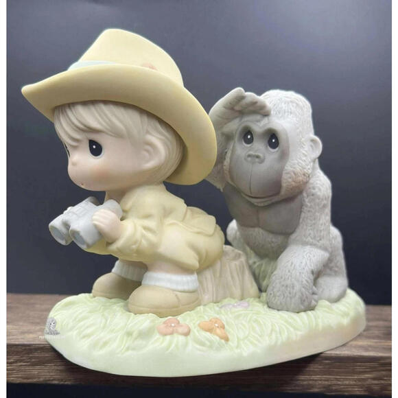 Very Rare HTF Precious Moments Endangered Specie Complete Set of 6 Animal Rescue - Picture 6 of 9